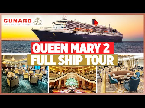 Видео: Полный тур по кораблю Cunard Queen Mary 2