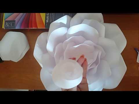 Видео: Мастер Класс. Делаем большую,красивую розу. Master Class. Make a great beautiful rose