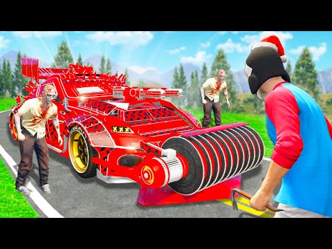 Видео: УГНАЛ МАШИНУ С ПИЛАМИ ДЛЯ ЗОМБИ АПОКАЛИПСИСА В ГТА 5 ОНЛАЙН ! - БИТВА ВОРОВ С ЗОМБИ В GTA 5 ONLINE