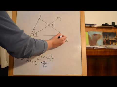Видео: Ъглополовяща в триъгълник - въведение. Тема за 7 клас