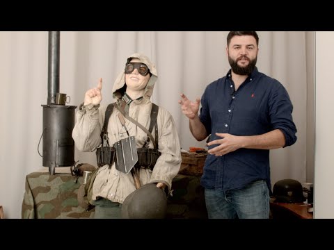 Видео: Снаряжение немецкого солдата.  Первый манекен от WarStory