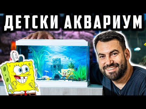 Видео: НАПРАВИХМЕ СИ СПОНДЖ БОБ АКВАРИУМ