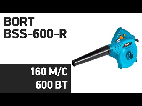 Видео: Воздуходувка Bort BSS-600-R