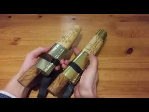 Видео: Два эвенкийских ножа.