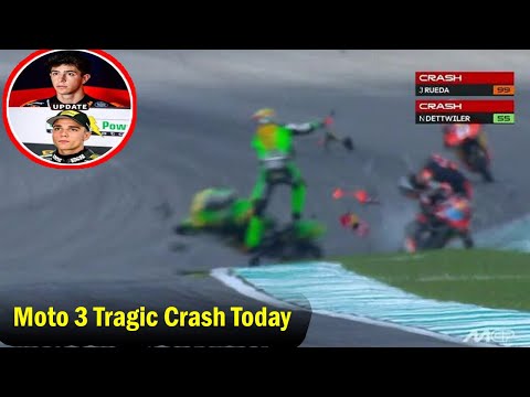 Видео: Ужасная авария на Moto3 в Сепанге: Хосе Антонио Руэда и Ноа Деттвайлер доставлены в больницу посл...