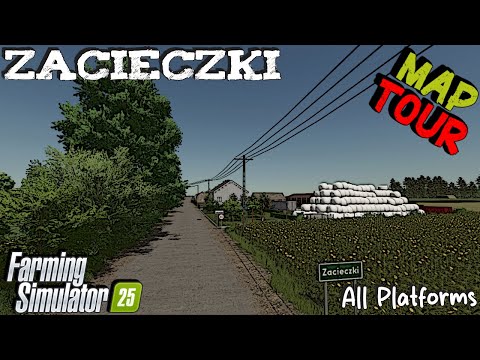 Видео: Обзор карты | Zacieczki | Все платформы | Farming Simulator 25