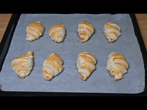 Видео: Бутер кроасани с кашкавал ! Чудесна бърза закуска !