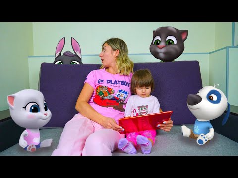 Видео: Арина играет в игру Мой Говорящий Том и его друзья | Ухаживаем за виртуальными питомцами