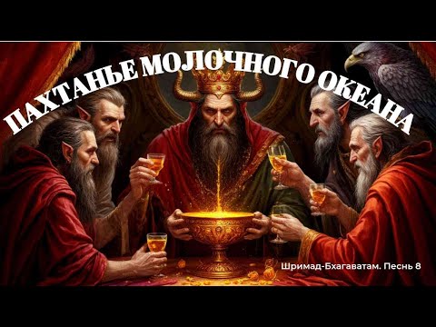 Видео: Пахтанье Молочного Океана: Рождение Лакшми, Нектар Бессмертия и Обольщение Мохини — Эпическая Битва!