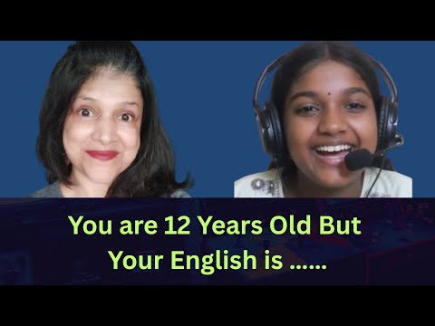 Видео: Тамильская девочка прекрасно говорит по-английски || Практика разговорного английского языка Мину