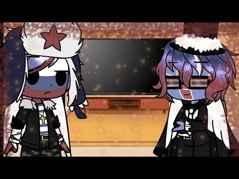 Видео: •|реакция двух стран на видео из Ютуба|•|contryhumans|•|gacha club|•