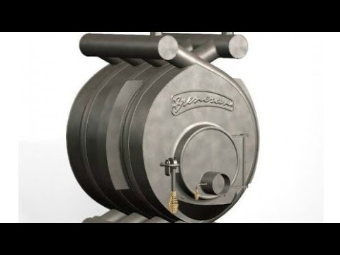 Видео: Печь-булерьян с водным контуром "Буран-Акватэн". Обзор.