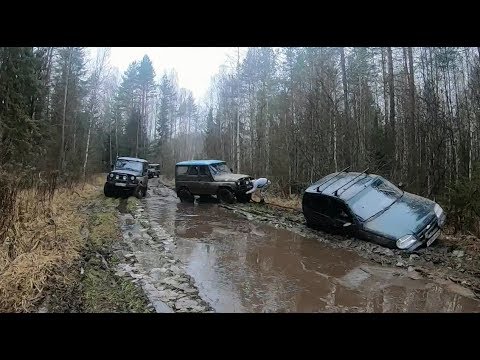 Видео: УАЗы и Шеви Нивы, едем в лесные деревни, красивые места