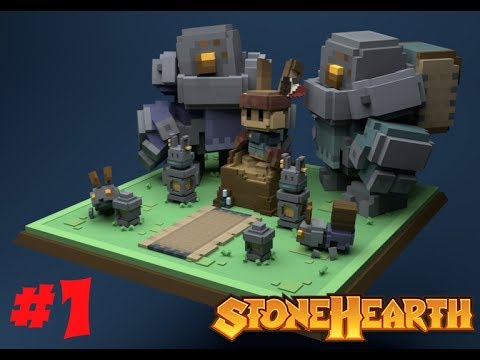 Видео: Stonehearth #1 Новое выживание