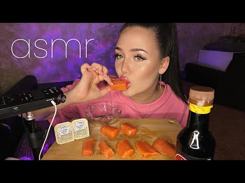 Видео: АСМР мукбанг сёмга 🍣 / asmr ♥️