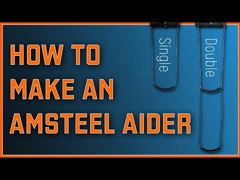 Видео: Как сделать одно- или двухступенчатую лесенку AmSteel Aider дешево!