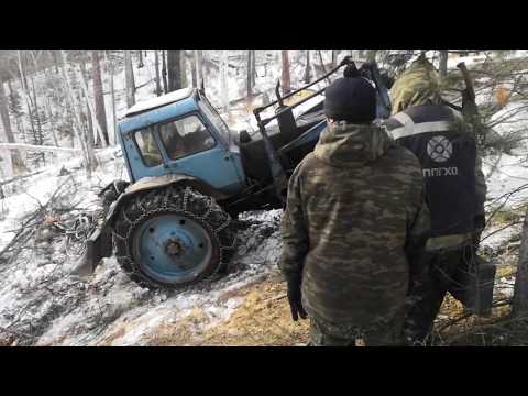 Видео: Тдт 55, Часть 1, сдохла двишка в горе( стаскиваем с горы на мтз