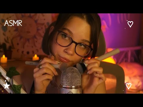 Видео: ASMR Кисточки, Мурчание, Ложечки, Визуальные Триггеры и др. / Mar1oASMR