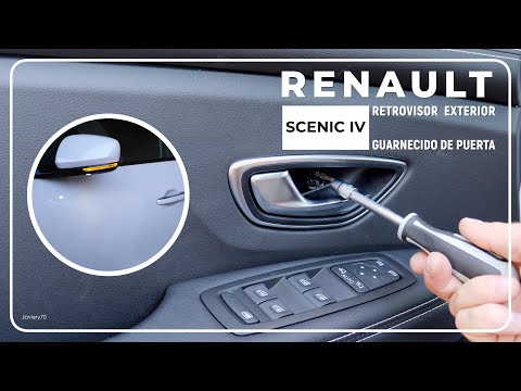 Видео: Рено Сценик IV | Снимите зеркало и обшивку двери