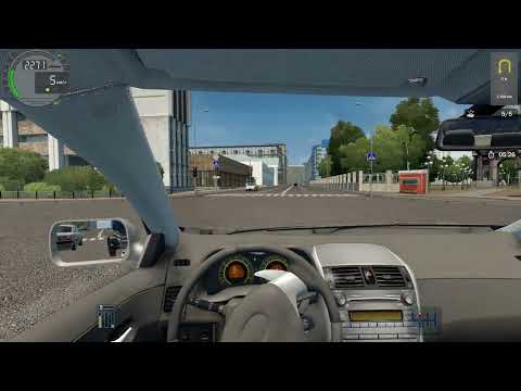 Видео: City Car Driving - экзамен в городе с прицепом (категория BE)