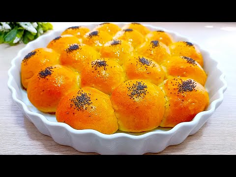 Видео: 😋Ароматные хлебные булочки! Легкий домашний рецепт на каждый день!