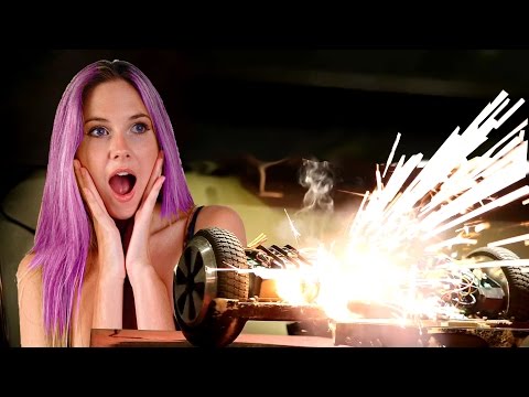 Видео: Из-за чего гироскутер загорелся и взорвался?