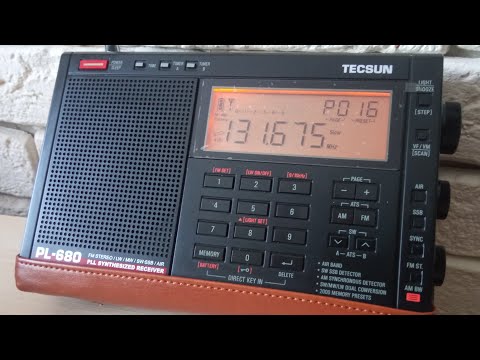 Видео: TECSUN PL-680 как поймать авиа и  нужен ли вам этот диапазон слушать диспетчер - самолет переговоры?