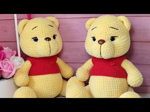 Видео: МК Винни-Пух | Часть 1 | Игрушка крючком💛