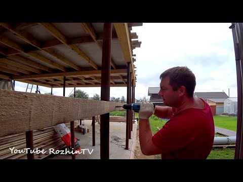 Видео: Стройка ФЕРМЫ. Часть 2. Возводим каркас и стены из пеноплэкса.