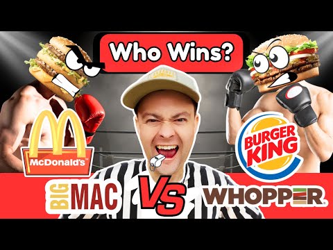 Видео: БИГ МАК против ВОППЕРА!.. Какой бургер лучше? 🍔