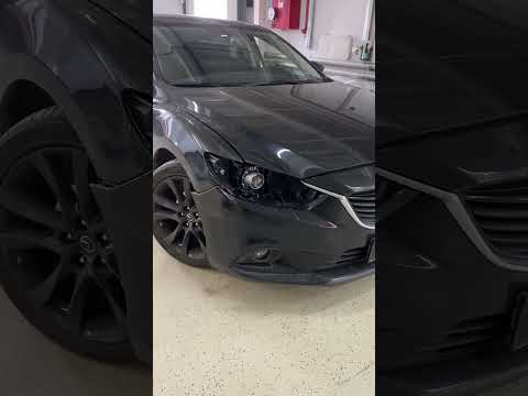 Видео: Mazda 6 GJ замена на светодиодные линзы MTF Cyberlight 3" и ПТФ