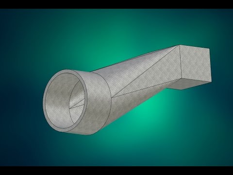 Видео: Тело по сечениям(Лофт) в T-FLEX CAD