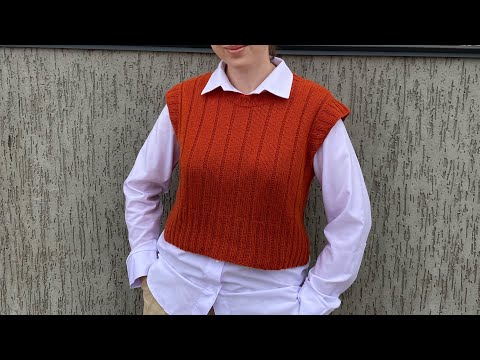 Видео: Подробный мастер класс жилета спицами