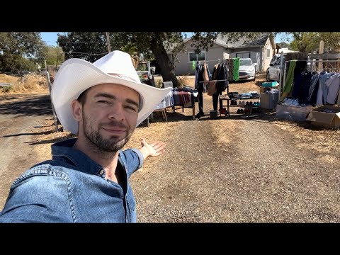 Видео: Первый мой Yard Sale в Америке 