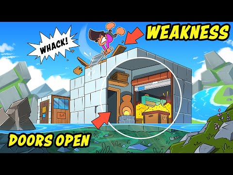 Видео: ЭКО-РЕЙДИНГ Люди, которые вышли из системы с ОТКРЫТЫМИ ДВЕРЯМИ в Rust!!!