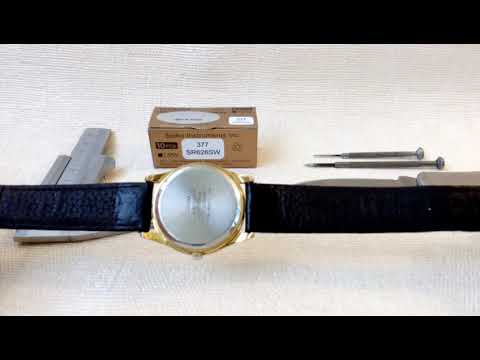 Видео: КАК ЗАМЕНИТЬ БАТАРЕЙКУ. МЕХАНИЗМ MIYOTA  / Watch Battery Replacement.MIYOTA
