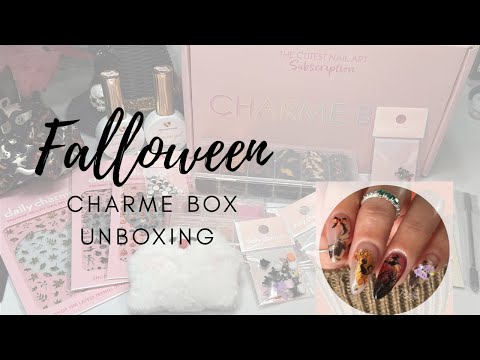 Видео: Нейл-арт на осень | Распаковка коробок Charme Box в сентябре