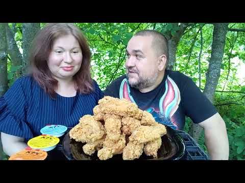 Видео: Обжор с Танюшкой - острые крылья KFC