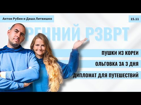 Видео: РЗВРТ | Пушки из Кореи. Ольговка за 3 дня. Дипломат для путешествий. Ступак. Ежов. Сажин | 15.11.24