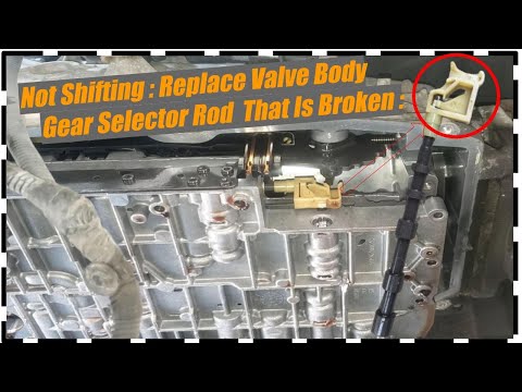 Видео: Замените сломанный шток селектора гидроблока ⚙️Передача не переключается