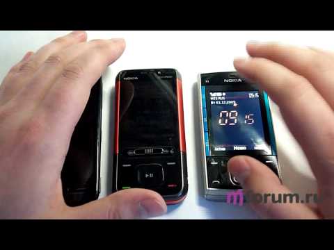 Видео: Сравнение звучания динамиков Nokia X3, 5800 и 5610