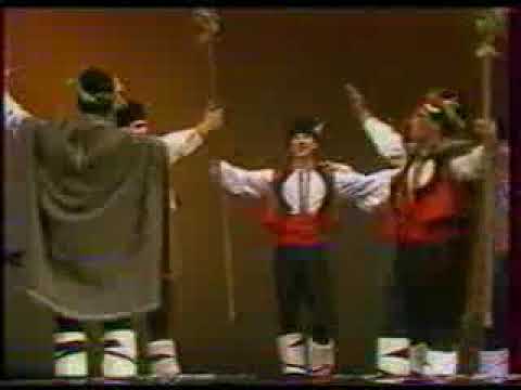 Видео: ДХУ - 1989 - "Добруджански мъжки танц " - хореография - Красимир Петров, музика - Илия Илиев.