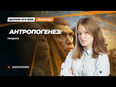 Видео: Щелчок к ЕГЭ 2024 по биологии | Антропогенез: теория