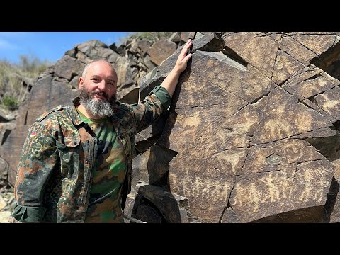 Видео: Солнцеголовые и грибоголовые петроглифы Казахстана. Предварительный отчёт. Михаил Вишневский