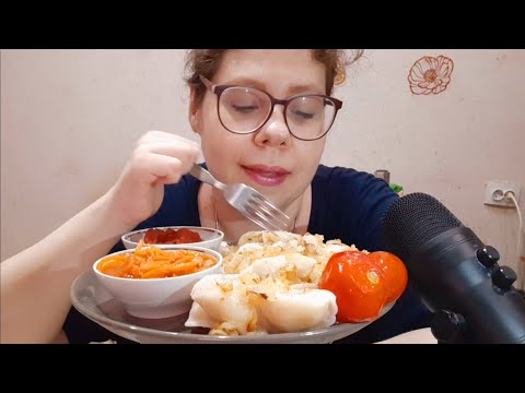 Видео: Мукбанг Вареники с 🥔 и зажаркой/О домработницах и их поведении