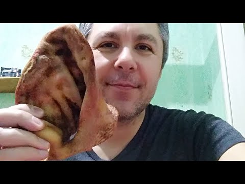 Видео: ASMR ИТИНГ. КУШАЮ СВИНОЕ УХО