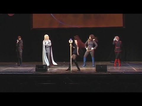 Видео: Sailor Moon cosplay. Days of in Dark Kingdom. Otaku Festival 2009. Shi-Tennou | Ши-тенно косплей