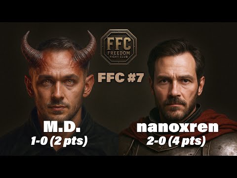 Видео: FFC #7 | @m.d.3253 против nanoxren | Комментируют Bonyth и Prostofilat | Disciples 2 sMNS v2.3