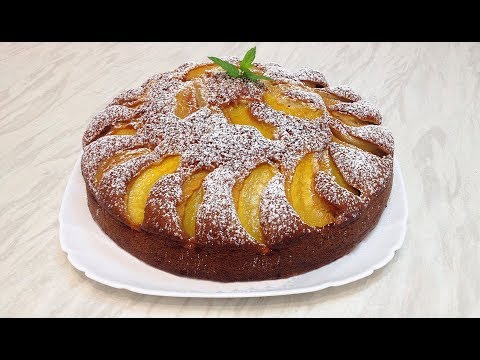 Видео: ПИРОГ с ПЕРСИКАМИ | БЫСТРО | ПРОСТО и ВКУСНО