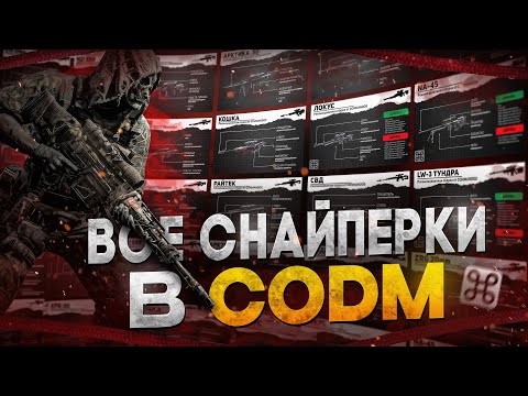 Видео: ВСЕ СНАЙПЕРСКИЕ ВИНТОВКИ COD MOBILE